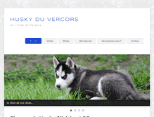 Tablet Screenshot of huskyduvercors.com